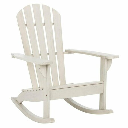 SAFAVIEH Brizio Adirondack & Rocking Chair; White PAT7042C